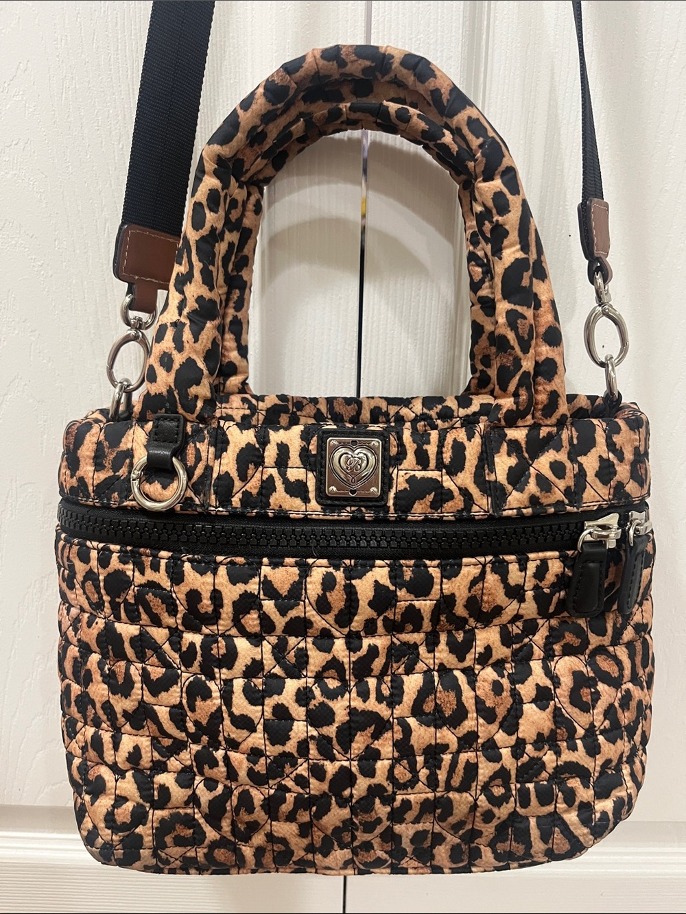 Brighton Adrienne Small Tote in the "Catwalk” quilted handbag.